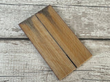 Vintage cross cut Natural Canvas with dark brown fade