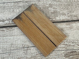Vintage Cross cut natural canvas with dark brown fade 