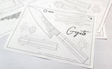 Gyuto Chef's Knife Templates