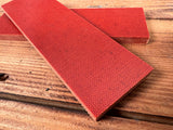 Burnt Orange Canvas Micarta