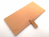 Bone and White Linen Micarta