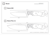 Recon Knife Template