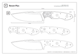 Recon Knife Template
